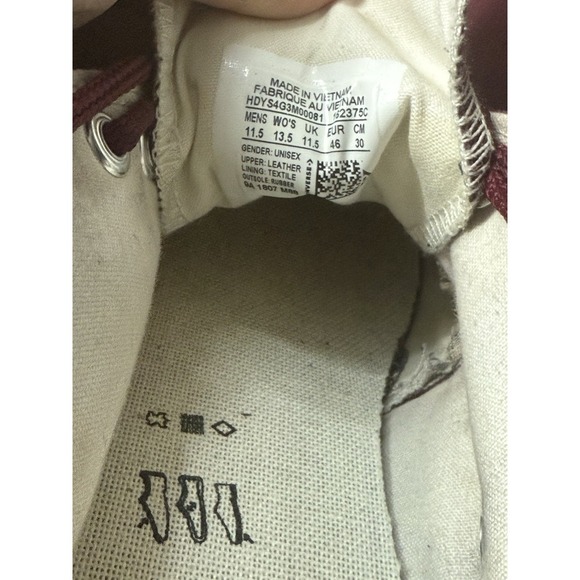 CONVERSE Chuck Taylor 70s Low Top Suede Leather Wine Men 11.5 US Unisex WO 13.5 - Picture 15 of 16